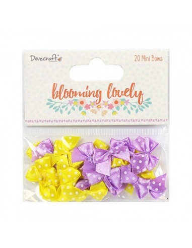 Mini lazos Dovecraft Blooming Lovely 
