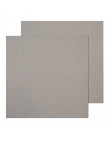 Cartón contracolado gris 20x20cm