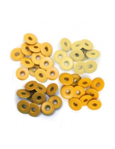 Eyelets wide yellow