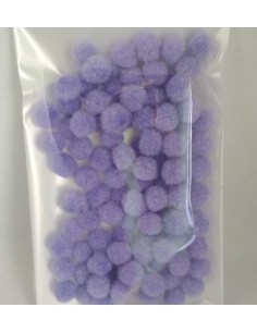Mini Pompones lilas de 10mm