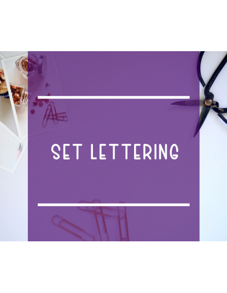 Set lettering 