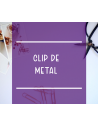 Clips de metal 
